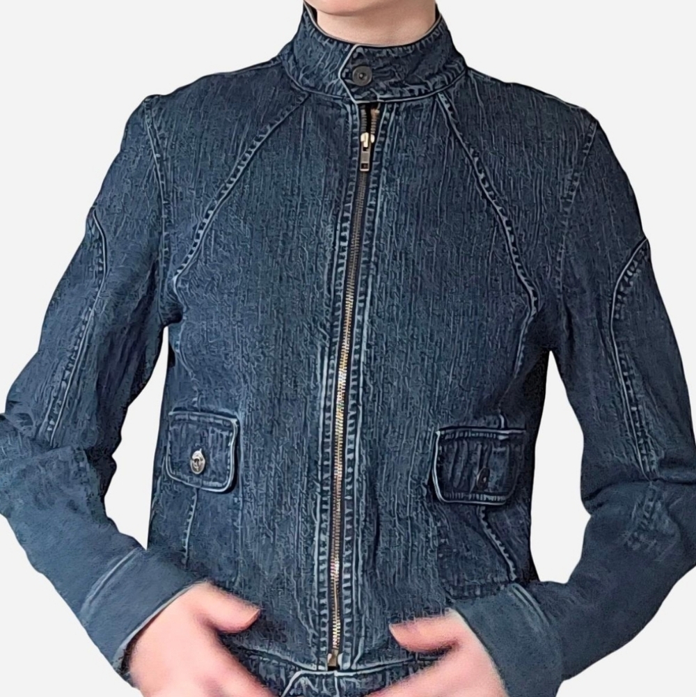 B.U.M. Equipment Dark Blue Jean Jacket